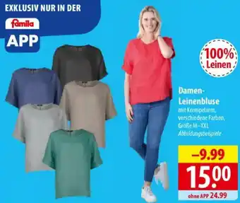 Famila Nord Ost Damen Leinenbluse Angebot