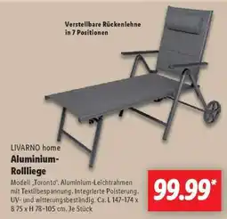 Lidl LIVARNO home Aluminium-Rolliege Angebot