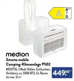 Aldi Nord Smarte mobile Camping-Klimaanlage P502 Angebot