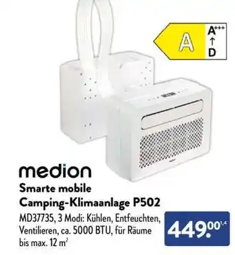 Aldi Nord Smarte mobile Camping-Klimaanlage P502 Angebot