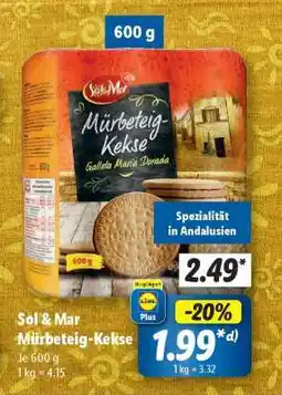 Lidl Sol & Mar Mürbeteig-Kekse Angebot
