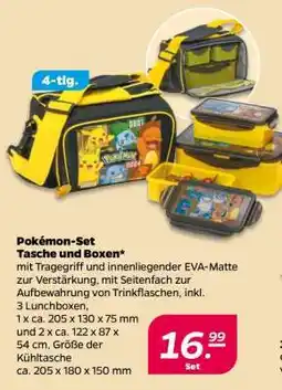 NETTO Pokémon-Set Tasche und Boxen Angebot