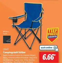 Lidl Campingstuhl faltbar Angebot