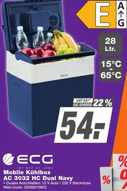 K+B Expert ECG Mobile Kühlbox AC 3032 HC Dual Navy Angebot