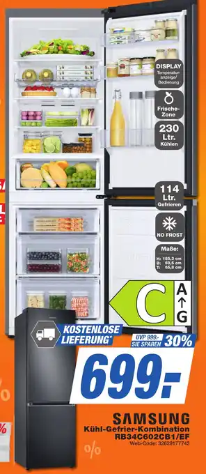 K+B Expert SAMSUNG Kühl-Gefrier-Kombination RB34C602CB1/EF Angebot