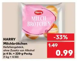 Kaufland HARRY Milchbrötchen Angebot