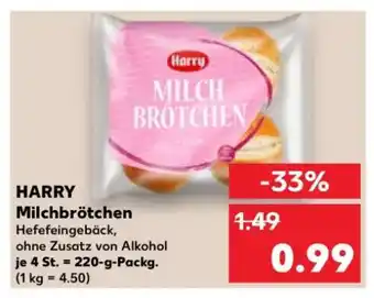 Kaufland HARRY Milchbrötchen Angebot