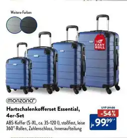Aldi Süd Hartschalenkofferset Essential, 4er-Set Angebot