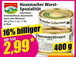 Norma Hausmacher Wurst- Spezialität Angebot