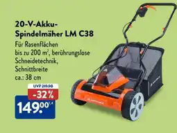Aldi Süd 20-V-Akku-Spindelmäher LM C38 Angebot