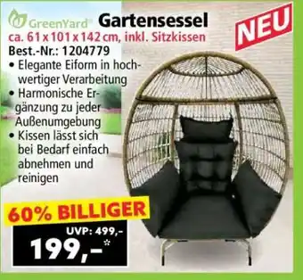 Norma Gartensessel Angebot