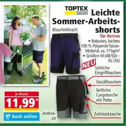 Norma Leichte Sommer-Arbeitsshorts Angebot