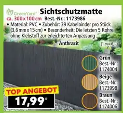 Norma Sichtschutzmatte Angebot