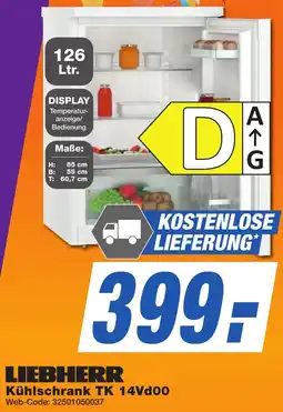 K+B Expert LIEBHERR Kühlschrank TK 14Vd00 Angebot