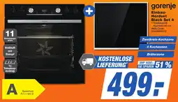 K+B Expert gorenje Einbau Herdset Black Set 4 Angebot