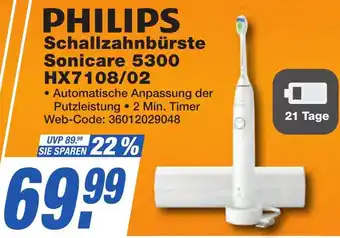 K+B Expert PHILIPS Schallzahnbürste Sonicare 5300 HX7108/02 Angebot