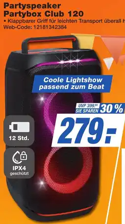 K+B Expert JBL Partyspeaker Partybox Club 120 Angebot