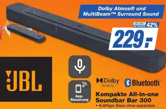 K+B Expert JBL Kompakte All-in-one Soundbar Bar 300 Angebot