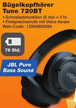 K+B Expert JBL Bügelkopfhörer Tune 720BT Angebot