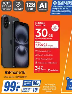 K+B Expert Apple iPhone 16 Angebot