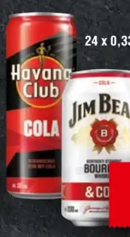 Handelshof Jim Beam Kentuckey Straight Bourbon Whiskey & Cola Angebot