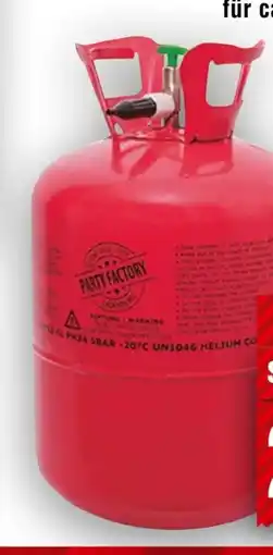 Handelshof Party Factory Ballongas Helium Angebot