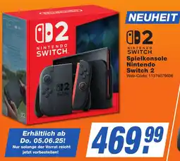 K+B Expert Spielkonsole Nintendo Switch 2 Angebot