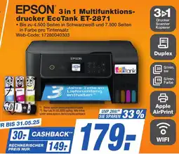 K+B Expert EPSON 3 in 1 Multifunktionsdrucker EcoTank ET-2871 Angebot