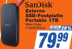 K+B Expert SanDisk Externe SSD-Festplatte Portable 1TB Angebot