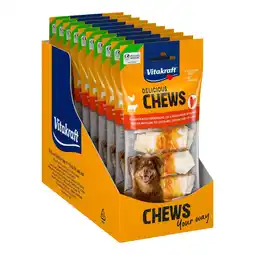 Netto Marken-Discount Vitakraft Delicious Chews Kauknoten Huhn S, 70g, 10er Pack Angebot