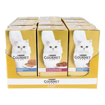 Netto Marken-Discount PURINA Gourmet Gold Katzennahrung 4 x 85 g, verschiedene Sorten, 12er Pack Angebot
