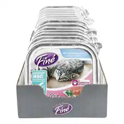 Netto Marken-Discount Finé Katzennahrung Lachshäppchen 100 g, 32er Pack Angebot