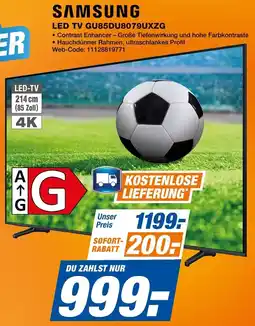 Expert SAMSUNG LED TV GU85DU8079UXZG Angebot