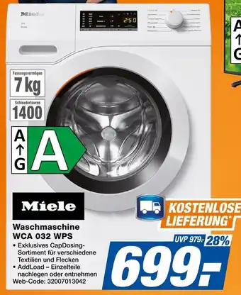 Expert Miele Waschmaschine WCA 032 WPS Angebot