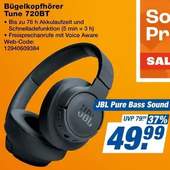 Expert JBL Bügelkopfhörer Tune 720BT Angebot