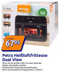Action Petra Heißluftfritteuse Dual View Angebot
