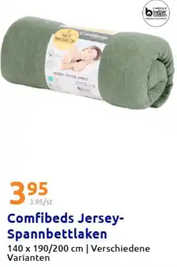 Action Comfibeds Jersey Spannbettlaken Angebot