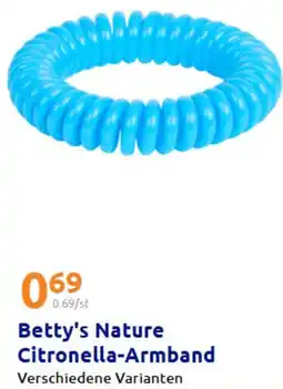 Action Betty's Nature Citronella-Armband Angebot