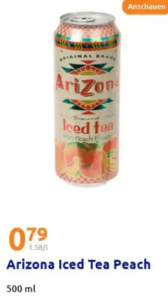 Action Arizona Iced Tea Peach Angebot