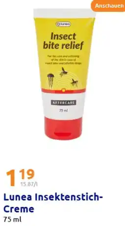 Action Lunea Insektenstich Creme Angebot