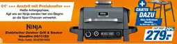 Expert NINJA Elektrischer Outdoor Grill & Smoker Woodfire OG701EU Angebot