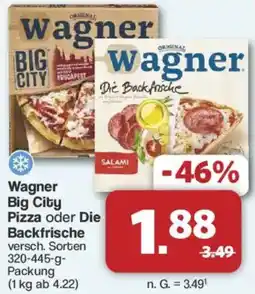 Famila Nord West Wagner Big City Pizza oder Die Backfrische Angebot