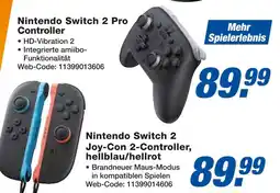 Expert Nintendo switch 2 joy-con 2-controller oder nintendo switch 2 pro controller Angebot