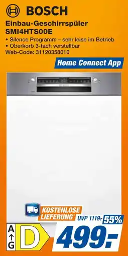 Expert Bosch einbau-geschirrspüler smi4hts00e Angebot