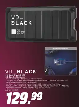 MediaMarkt Wd_black p40 game drive ssd 1 tb Angebot
