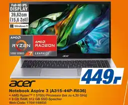 Expert Acer notebook aspire 3 (a315-44p-r636) Angebot