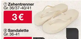 Woolworth Zehentrenner Angebot