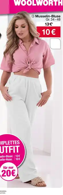 Woolworth Musselin-bluse Angebot