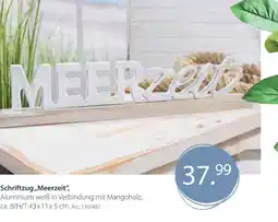 Zurbrüggen Schriftzug „meerzeit“ Angebot