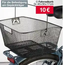 Woolworth Fahrradkorb Angebot